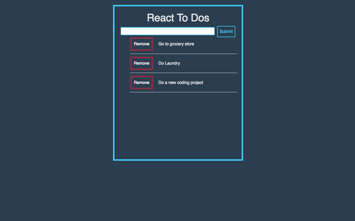 Current View Of App